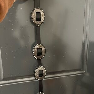 Dan Post Concho Belt Black